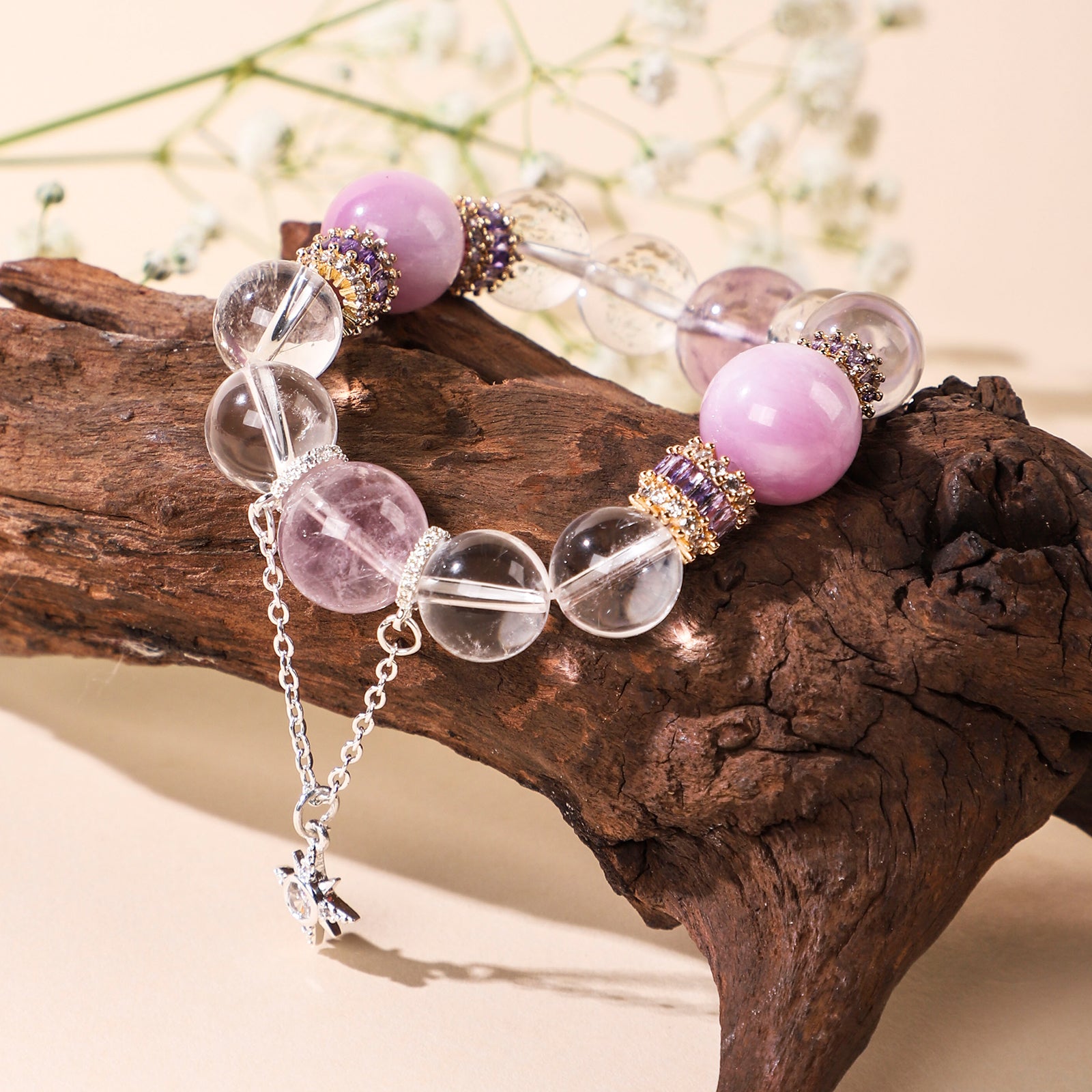 Crystal Bracelet with Detachable Star Charm