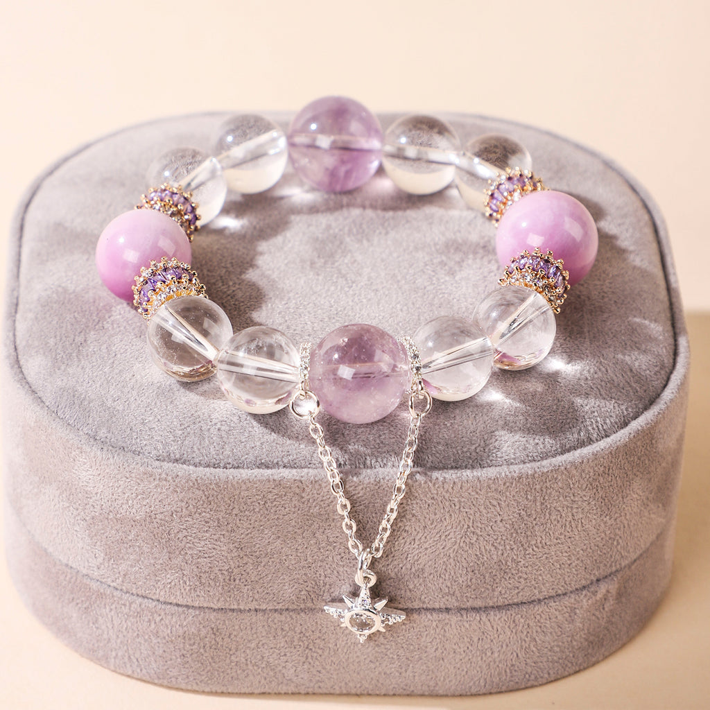 Crystal Bracelet with Detachable Star Charm